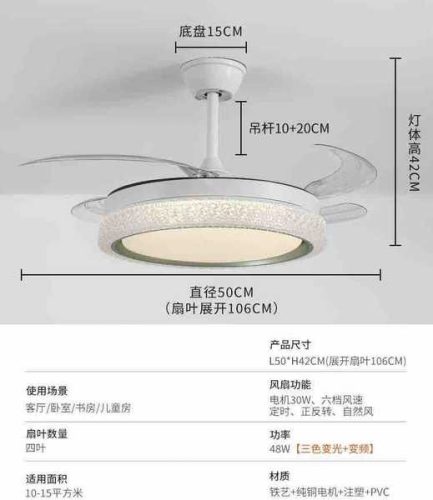 Ventilátoros csillár