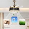  Luxus Kristály Mennyezeti Ventilátor LED Világítással – Elegancia és Praktikum Egyben