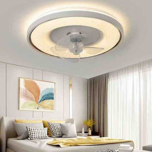 Modern mennyezeti ventilátor beépített LED világítással