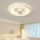 Modern mennyezeti ventilátor LED világítással – Stílus és kényelem egyben