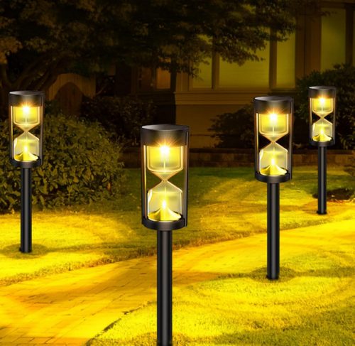 Solaris TimeFlow - Homokóra Alakú Napelemes Kerti Lámpa