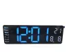 Digitális LED Óra – Fali és Asztali Kivitel, Távirányítóval fehér-kék