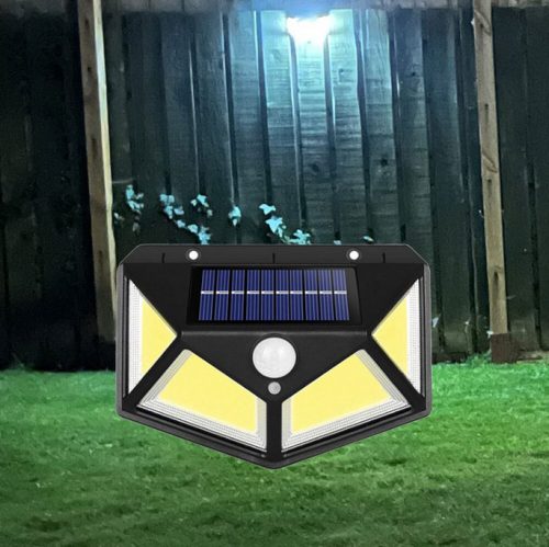 Napelemes Szenzoros Fali Lámpa – Energiahatékony Kültéri Világítás