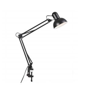 Rögzíthető, kihajtható karú asztali tervezői lámpa