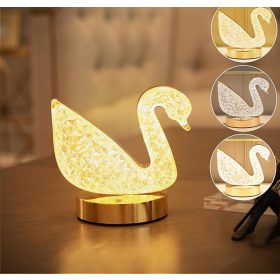 Hattyú alakú kristálylámpa