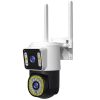 Térfigyelő Kamera Dupla Lencsével Vízálló WiFi ,8MP