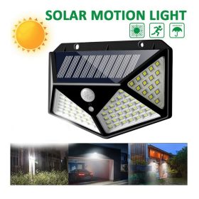   Napelemes Mozgásérzékelős LED Lámpa – Hárompaneles Kialakítás 