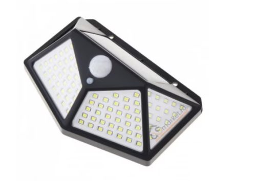 Napelemes Mozgásérzékelős LED Lámpa – Hárompaneles Kialakítás 