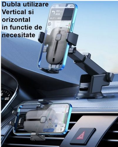 Autós Telefontartó (Légbefúvó Rögzítéssel)