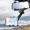 Univerzális autós telefontartó – visszapillantó tükörre rögzíthető