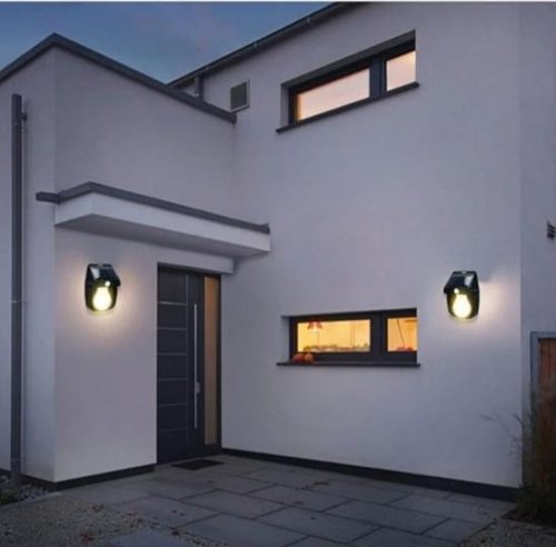 Napelemes Mozgásérzékelős Kültéri Lámpa 