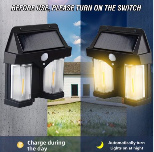  Napelemes Fali Lámpa