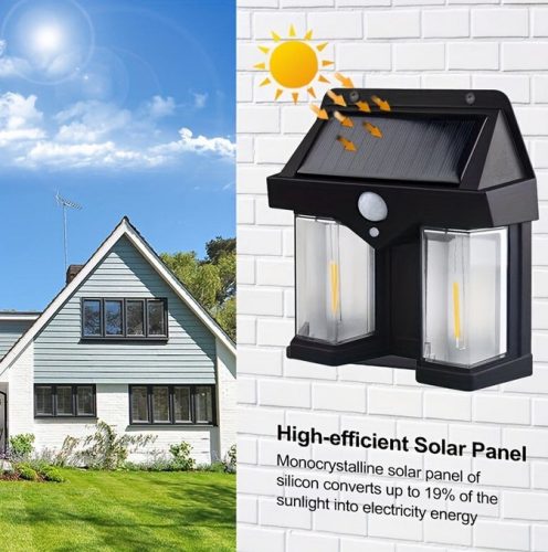  Napelemes Fali Lámpa