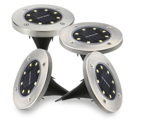 Bell + Howell Disk Lights – Szuperfényes, Napelemes LED Kerti Lámpák