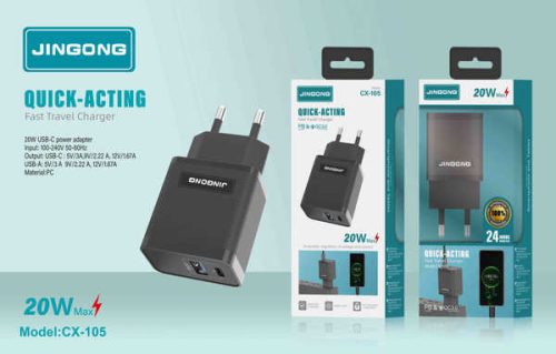 Gyors utazó töltő – JINGGONG CX-105 
