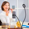 OEM 2 az 1-ben Telefontartó Kör Alakú LED Lámpával – CHR-02
