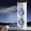 Hordozható Köd Ventilátor – Frissítő Hűtés LED Világítással