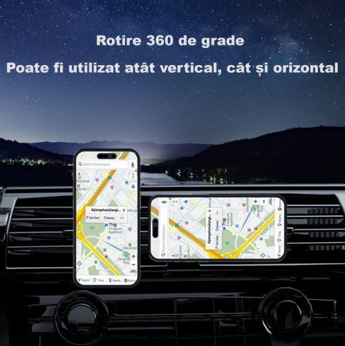 Mágneses autós tartó vezeték nélküli töltés