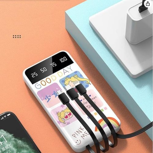  Power bank egy 10000 mAh kapacitású hordozható akkumulátor