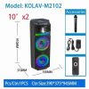  Hordozható Bluetooth Party Hangszóró
