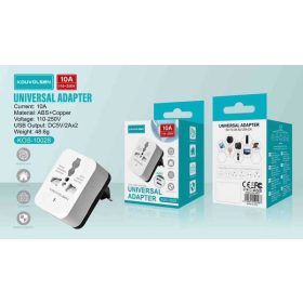 Univerzális csatlakozóadapter utazáshoz