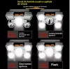 Többfunkciós LED Zseblámpa – 1000 Lumenes Erő, Bárhol, Bármikor!