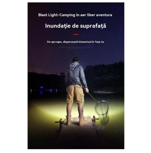 Többfunkciós LED Zseblámpa – 1000 Lumenes Erő, Bárhol, Bármikor!