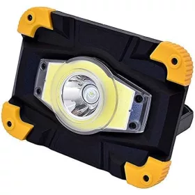  Kültéri LED Reflektor – 10W, USB-ről tölthető, IP65 vízálló, 4 világítási mód