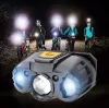 Többfunkciós LED Zseblámpa – Mozgásérzékelővel, újratölthető, erős fénnyel 