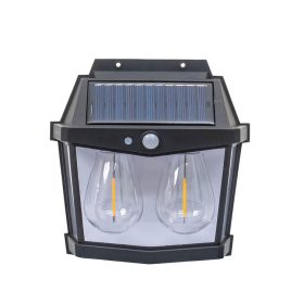   Napelemes Mozgásérzékelős Fali Lámpa – Vízálló és Időjárásálló