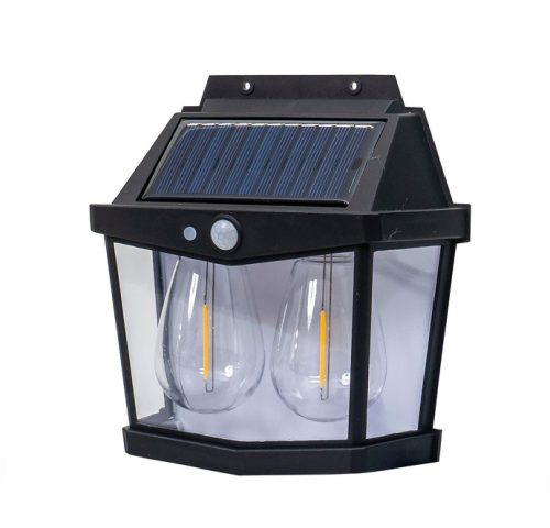 Napelemes Mozgásérzékelős Fali Lámpa – Vízálló és Időjárásálló