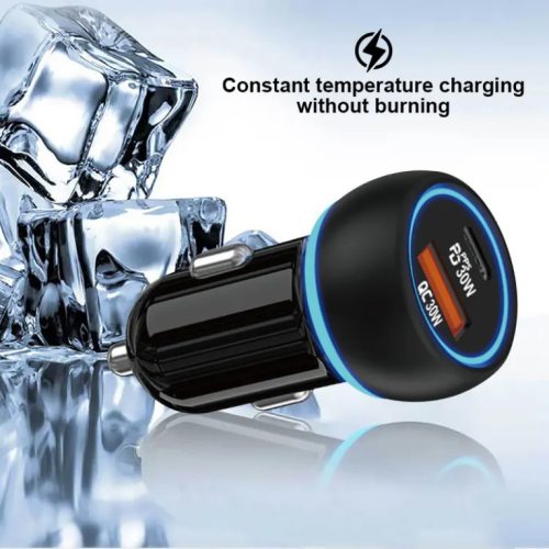 PD30W + QC30W Autós Töltő