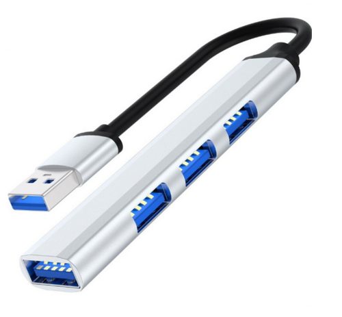 JINGONG KOS-9003 – Nagysebességű USB 3.0 HUB 4 porttal
