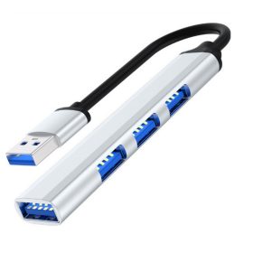 JINGONG KOS-9003 – Nagysebességű USB 3.0 HUB 4 porttal