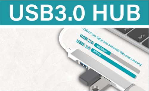 INGONG KOS-9004 – Type-C USB 3.0 HUB 4 porttal