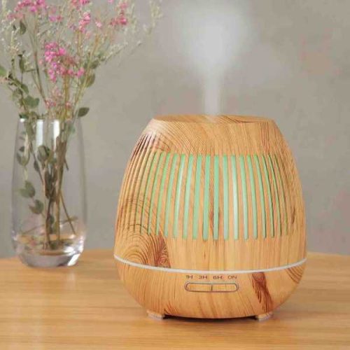 Ultrahangos aromaterápiás párásító LED világítással – 280 ml