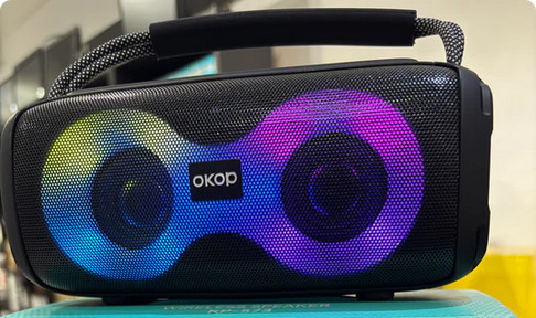 OKOP  Hordozható Bluetooth Hangszóró 