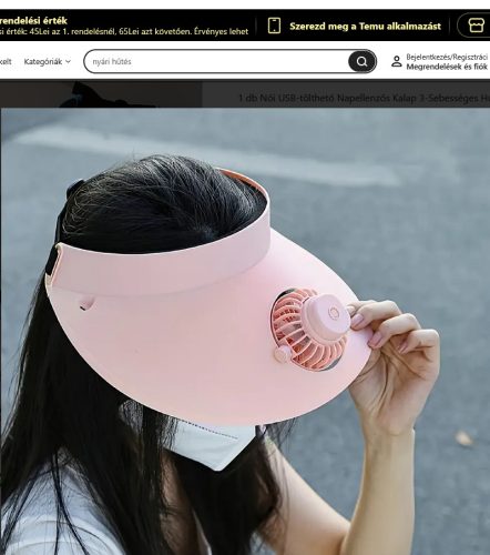 Fejpántos Mini Ventilátor – Frissítő kényelem bárhol, bármikor!