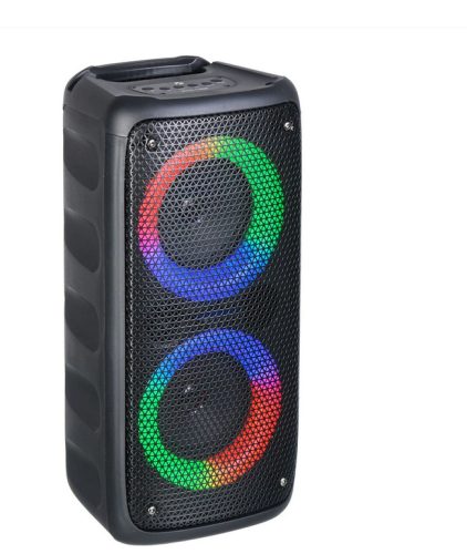  Vezeték nélküli Bluetooth hangszóró – Dinamikus LED fényekkel és prémium hangzással