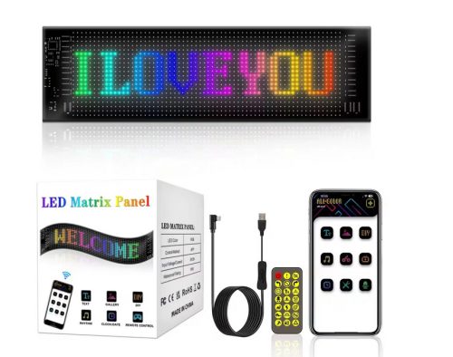 Programozható flexibilis LED panel 70x173mm