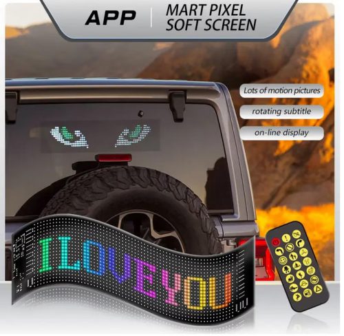 Programozható flexibilis LED panel 92x374mm