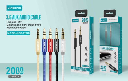 Jingong 3.5 AUX audio kábel