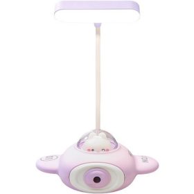 Elektromos ceruzahegyező és asztali lámpa - Lila