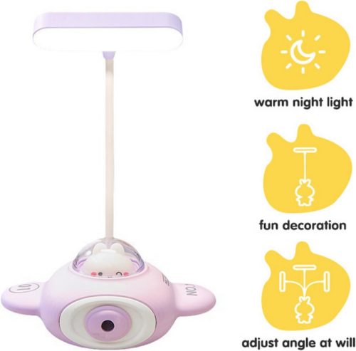 Elektromos ceruzahegyező és asztali lámpa - Lila