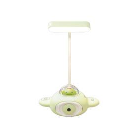 Elektromos ceruzahegyező és asztali lámpa - Zöld