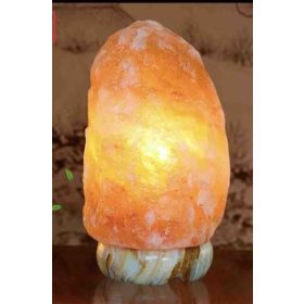   Narancs Árnyalatú Himalája Só Lámpa – Természetes Melegség és Harmónia