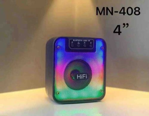  Vezeték Nélküli Bluetooth Hangszóró – Kompakt és Látványos LED Világítással