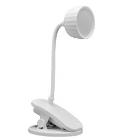 Fehér Rugalmas Nyakú Csíptetős Lámpa