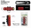 USB-ről tölthető hátsó LED kerékpárlámpa