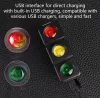 LED Kerékpárlámpa – USB tölthető, 7 világítási mód, vízálló